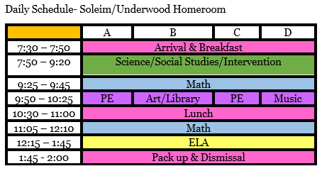 Schedule